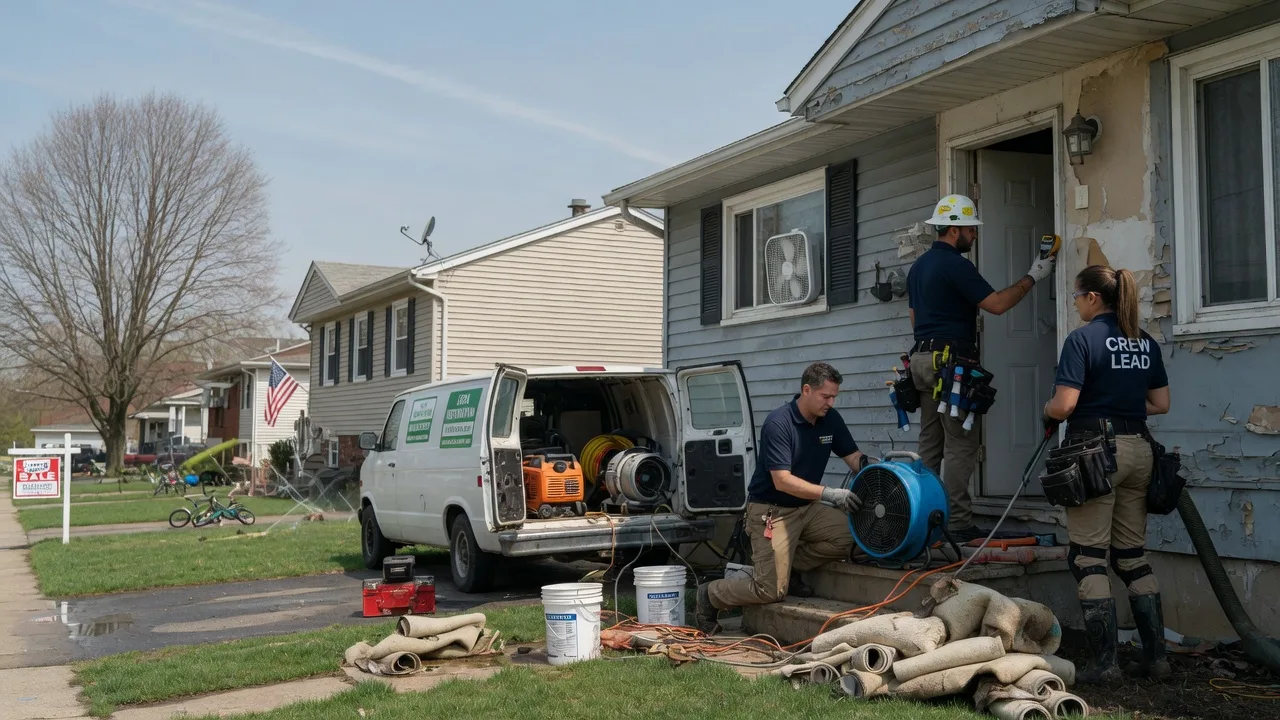 Flood Cleanup in Lake Nebagamon, WI near me